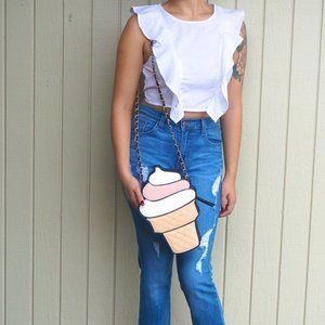 LAST ONE: Nila Anthony Ice Cream Cone Bag